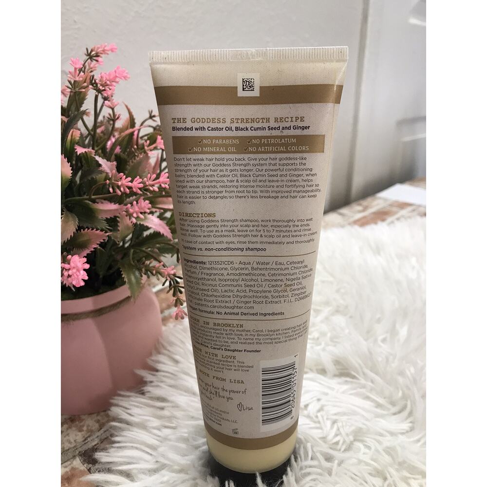 CAROL'S Daughter Goddess Strength Fortifying Shampoo with Castor Oil 8.5 oz - Picture 3 of 4